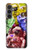 W3914 Colorful Nebula Astronaut Suit Galaxy Hard Case and Leather Flip Case For Samsung Galaxy S23 FE