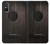 W3834 Old Woods Black Guitar Hard Case and Leather Flip Case For Sony Xperia 5 V