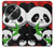 W3929 Cute Panda Eating Bamboo Hard Case and Leather Flip Case For OnePlus OPEN