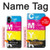 W3930 Cyan Magenta Yellow Key Hard Case and Leather Flip Case For Samsung Galaxy A05