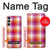 W3941 LGBT Lesbian Pride Flag Plaid Hard Case and Leather Flip Case For Samsung Galaxy A05s