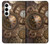 W3927 Compass Clock Gage Steampunk Hard Case and Leather Flip Case For Samsung Galaxy A35 5G
