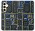 W0063 Curcuid Board Hard Case and Leather Flip Case For Samsung Galaxy S24