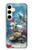 W0227 Aquarium Hard Case and Leather Flip Case For Samsung Galaxy S24