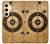 W3894 Paper Gun Shooting Target Hard Case and Leather Flip Case For Samsung Galaxy S24