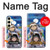 W3915 Raccoon Girl Baby Sloth Astronaut Suit Hard Case and Leather Flip Case For Samsung Galaxy S24