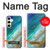 W3920 Abstract Ocean Blue Color Mixed Emerald Hard Case and Leather Flip Case For Samsung Galaxy S24