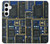 W0063 Curcuid Board Hard Case and Leather Flip Case For Samsung Galaxy S24 Plus