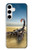 W0150 Desert Scorpion Hard Case and Leather Flip Case For Samsung Galaxy S24 Plus
