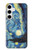 W0213 Van Gogh Starry Nights Hard Case and Leather Flip Case For Samsung Galaxy S24 Plus