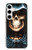 W0225 Skull Grim Reaper Hard Case and Leather Flip Case For Samsung Galaxy S24 Plus