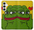 W3945 Pepe Love Middle Finger Hard Case and Leather Flip Case For Samsung Galaxy S24 Plus