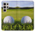 W0068 Golf Hard Case and Leather Flip Case For Samsung Galaxy S24 Ultra