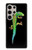 W0125 Green Madagascan Gecko Hard Case and Leather Flip Case For Samsung Galaxy S24 Ultra