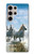 W0250 White Horse Hard Case and Leather Flip Case For Samsung Galaxy S24 Ultra
