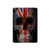 W3848 United Kingdom Flag Skull Tablet Hard Case For iPad 10.2 (2021,2020,2019), iPad 9 8 7