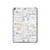 W3903 Travel Stamps Tablet Hard Case For iPad 10.2 (2021,2020,2019), iPad 9 8 7