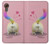 W3923 Cat Bottom Rainbow Tail Hard Case and Leather Flip Case For Samsung Galaxy Xcover7