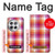 W3941 LGBT Lesbian Pride Flag Plaid Hard Case and Leather Flip Case For OnePlus 12
