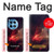 W3897 Red Nebula Space Hard Case and Leather Flip Case For OnePlus 12R