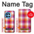 W3941 LGBT Lesbian Pride Flag Plaid Hard Case and Leather Flip Case For OnePlus 12R