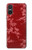 W3817 Red Floral Cherry blossom Pattern Hard Case and Leather Flip Case For Sony Xperia 10 VI