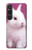 W3870 Cute Baby Bunny Hard Case and Leather Flip Case For Sony Xperia 1 VI