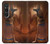 W3919 Egyptian Queen Cleopatra Anubis Hard Case and Leather Flip Case For Sony Xperia 1 VI