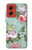 W2178 Flower Floral Art Painting Hard Case and Leather Flip Case For Motorola Moto G Stylus 5G (2024)