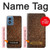 W0542 Rust Texture Hard Case and Leather Flip Case For Motorola Moto G Play 4G (2024)