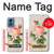 W3079 Vintage Pink Rose Hard Case and Leather Flip Case For Motorola Moto G Play 4G (2024)