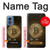 W3798 Cryptocurrency Bitcoin Hard Case and Leather Flip Case For Motorola Moto G Play 4G (2024)