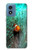 W3893 Ocellaris clownfish Hard Case and Leather Flip Case For Motorola Moto G Play 4G (2024)