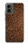 W0542 Rust Texture Hard Case and Leather Flip Case For Motorola Moto G 5G (2024)