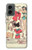 W3820 Vintage Cowgirl Fashion Paper Doll Hard Case and Leather Flip Case For Motorola Moto G 5G (2024)