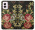 W3013 Vintage Antique Roses Hard Case and Leather Flip Case For Motorola Moto G Power 5G (2024)