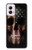 W3850 American Flag Skull Hard Case and Leather Flip Case For Motorola Moto G Power 5G (2024)