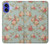 W3910 Vintage Rose Hard Case and Leather Flip Case For iPhone 16