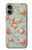 W3910 Vintage Rose Hard Case and Leather Flip Case For iPhone 16 plus