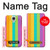 W3678 Colorful Rainbow Vertical Hard Case and Leather Flip Case For Samsung Galaxy S4