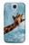 W3680 Cute Smile Giraffe Hard Case and Leather Flip Case For Samsung Galaxy S4
