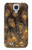 W3691 Gold Peacock Feather Hard Case and Leather Flip Case For Samsung Galaxy S4