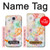 W3705 Pastel Floral Flower Hard Case and Leather Flip Case For Samsung Galaxy S4