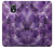 W3713 Purple Quartz Amethyst Graphic Printed Hard Case and Leather Flip Case For Samsung Galaxy S4