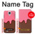 W3754 Strawberry Ice Cream Cone Hard Case and Leather Flip Case For Samsung Galaxy S4