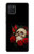W3753 Dark Gothic Goth Skull Roses Hard Case and Leather Flip Case For Samsung Galaxy Note10 Lite