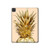 W3490 Gold Pineapple Tablet Hard Case For iPad Pro 11 (2021,2020,2018, 3rd, 2nd, 1st)