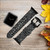 CA0773 Funny Words Blackboard Silicone & Leather Smart Watch Band Strap For Apple Watch iWatch