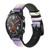 CA0779 Cute Unicorn Sleep Silicone & Leather Smart Watch Band Strap For Wristwatch Smartwatch