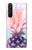 W3711 Pink Pineapple Hard Case and Leather Flip Case For Sony Xperia 1 III